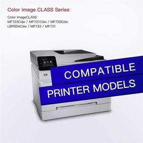 img 1 attached to 🖨️ GPC Image Compatible Toner Cartridge Replacement for Canon 046 046H CRG-046 – High-Quality Color Toner for MF733Cdw MF731Cdw MF735Cdw LBP654Cdw (Black, Cyan, Magenta, Yellow)