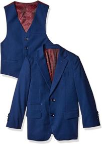 img 1 attached to 🐦 Isaac Mizrahi Birdseye Boys' Clothing: Classic Style with a Modern Twist