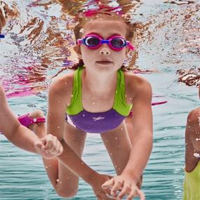 img 1 attached to 👶 SBORTI 2 Pack Kids Swimming Goggles: Leak-Free, Anti-Fog, UV Protection Water Glasses