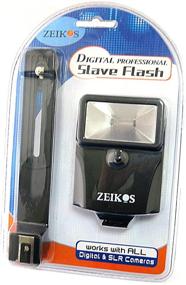 img 1 attached to 📸 Zeikos ZE-DS12 Цифровая вспышка со слейвом с держателем: идеально подходит для зеркальных и компактных камер.