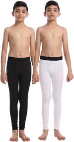 img 4 attached to Ultimate Thermal Compression 👖 Legging: CVVTEE Boys' Active Clothing