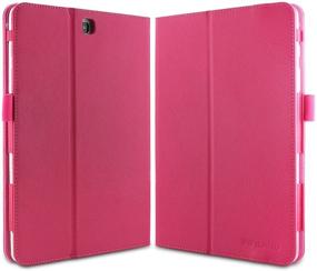 img 3 attached to Magenta Samsung Galaxy Tab A 9.7 Case: Slim Folio Stand Cover w/ Detachable Keyboard