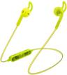 candywirez hi-fi jelly series wireless neon yellow earbuds logo