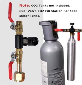 img 1 attached to 🔌 CO2 Refill Adapter for SodaStream Tank Bottle - Connects to CGA320 G1/2 Cylinder Fill Station