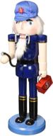 santas workshop nutcracker tall blue logo