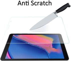 img 3 attached to 📱 Orzero (2 шт.) Защитное стекло для экрана для Samsung Galaxy Tab A 8.0 дюйма с S Pen 2019, полноэкранная защита (вечная замена)