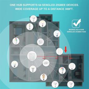 img 2 attached to 💡 Лампочка Sengled SmartThings с возможностью изменения цветовой температуры - от 2700K до 6500K - эквивалентная