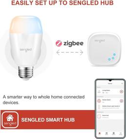 img 1 attached to 💡 Лампочка Sengled SmartThings с возможностью изменения цветовой температуры - от 2700K до 6500K - эквивалентная