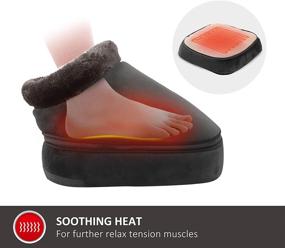 img 2 attached to 🦶 Snailax 2-in-1 Shiatsu Foot and Back Massager with Heat: Ultimate Relief for Back, Leg, and Foot Aches