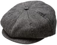 classic love herringbone newsboy hat - boys' accessories and caps logo