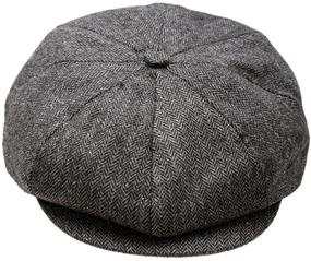 img 3 attached to Classic Love Herringbone Newsboy Hat - Boys' Accessories and Caps