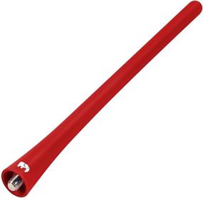 img 4 attached to 🔴 One250 7" Inch Flexible Rubber Antenna for Jeep Wrangler JK JKU JL JLU Rubicon Sahara Gladiator (JL) (2007-2021), Gladiator [JT] (2020-2021) - Enhance FM/AM Reception! (Red)