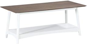 img 4 attached to 🏔️ Convenience Concepts Alpine Coffee Table: Driftwood Top withWhite Frame – Stylish and Functional