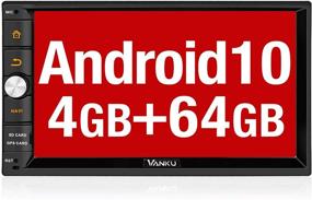 img 4 attached to 📱 Vanku Android 10 Автомобильный стереофондер с двумя DIN-дырками - 4ГБ + 64ГБ, GPS, WiFi, поддержка камеры заднего вида, Android Auto, Mirror Link, USB, SWC - 7-дюймовый сенсорный экран