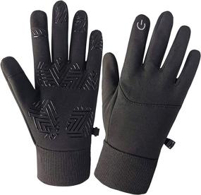 img 4 attached to 🧤 Winter Touch Screen Gloves: Stay Warm, Dry, and Connected in Cold Weather for Women and Men