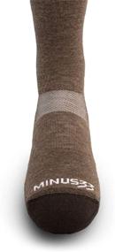 img 3 attached to Lightweight Full Length Mountain Heritage Merino Wool Socks by Minus33, Made in USA (New Hampshire)