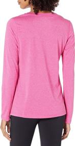 img 3 attached to Hanes Women’s Cooldri Performance Long Sleeve V-neck Tee – Ultimate Comfort and Breathability