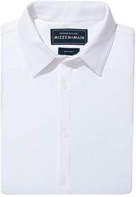 img 3 attached to 👔 Mizzen Main Parker Button Herringbone: Classic Style meets Performance Comfort