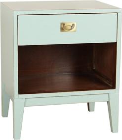 img 1 attached to Porthos Home Petra Lacquer Nightstand Furniture