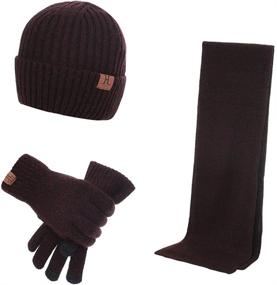 img 3 attached to 🧤 Non Slip Touchscreen Winter Driving Accessories and Scarves for Men - JTJFIT