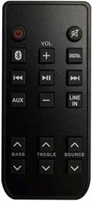 img 1 attached to Enhance Your Sound Bar Experience with the Replacement Remote Control for RTS7010B RTS7340SB RTS7116S RTS7113WS RTS7630B RTS7131B RCA Sound Bar