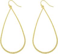 💎 stylish columbus lightweight statement teardrop earrings for girls' jewelry logo