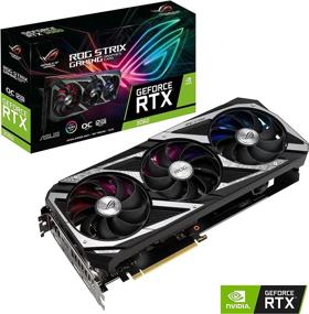 img 3 attached to 🎮 ASUS ROG Strix NVIDIA GeForce RTX 3060 V2 OC Edition Gaming Graphics Card - Enhanced for PCIe 4.0, 12GB GDDR6, HDMI 2.1, DisplayPort 1.4a, Axial-tech Fan Design, Optimal Cooling with 2.7-Slot Configuration, Super Alloy Power II, GPU Tweak II