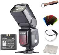 📸 godox ving v860ii-s camera flash speedlite: 2.4g hss, ttl, li-on battery, 1/8000s for sony a7 a7r a7s a7ii a7rii a58 a99 a6000 a6300 logo