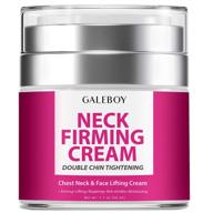 💆 neck firming cream: effective anti-aging moisturizer for neck & décolleté, reduces double chin, enhances skin tightening logo