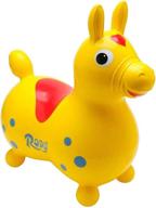 gymnic rody horse - yellow color option for optimal seo logo