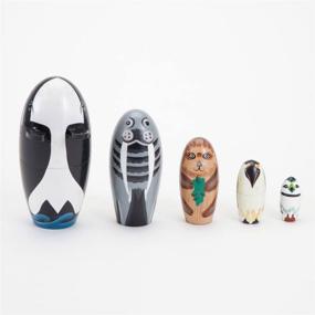 img 3 attached to 🔶 Stackable Bits and Pieces Matryoshka Figurines