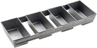 набор для приготовления хлеба focus foodservice commercial bakeware - 4 ремня, 5-5/8 x 3-1/8 дюймов, серебристый логотип