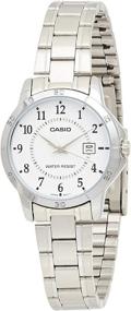 img 4 attached to Casio Womens LTP V004D 7B Stainless Analog