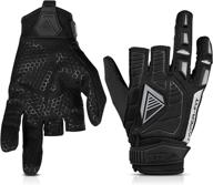🧤 glove station hyper-fit tactical paintball shooting gloves: padded, grip-enhanced 2 fingerless design for hunting, hiking, airsoft & more! logo