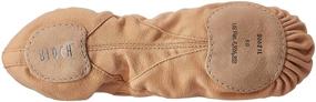 img 1 attached to 👯 Bloch Dance Women's Pro Elastic Canvas Split Sole Ballet Shoe/Slipper: Optimal Performance and Flexibility