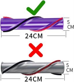 img 1 attached to 🔧 Запасная щетка-ролик для Dyson V8 беспроводного пылесоса, артикул 967485-01 - Odashen щетка-ролик