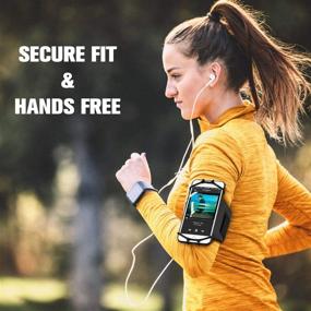 img 2 attached to 📱 Newppon Sports Cellphone Arm Bands: Key Pocket Holder & 360° Rotatable for iPhone & Android – Perfect for Outdoor Fitness & Gym Gear