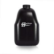 gallon gear 1 gallon large water bottle - bpa free plastic, reusable water jug for men and women - perfect hydration bottle for gym, sports, training & fitness (black) логотип