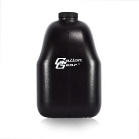 img 3 attached to Gallon Gear 1 Gallon Large Water Bottle - BPA Free Plastic, Reusable Water Jug for Men and Women - Perfect Hydration Bottle for Gym, Sports, Training & Fitness (Black)