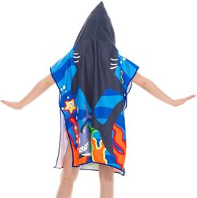img 3 attached to Genovega Toddler Hooded Beach Towel