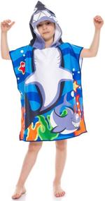 img 4 attached to Genovega Toddler Hooded Beach Towel