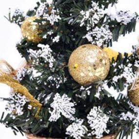img 3 attached to LIOOBO Рождественские украшения Poinsettias Miniature