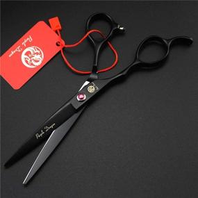 img 3 attached to 💇 Premium 6.0 Inch Left-Handed Salon Hair Cutting Scissor & Thinning Shears by JP440C with 62HRC Blade - Ideal for Hairdressers