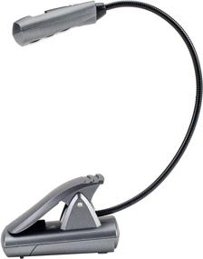 img 3 attached to Carson FlexNeck Ultra Bright LED Gooseneck Reading Lights - Fully Adjustable for Books, Magazines, E-Readers, Tablets, Computers, Kindles, Nooks, Crafts, Tasks, Hobbies and More!