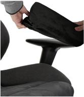 🪑 ziraki memory foam chair armrest pad: ultimate comfort and pressure relief for elbows and forearms (set of 2) logo