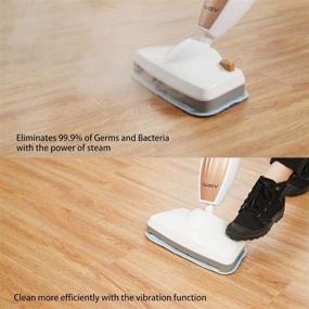 img 2 attached to 🧼 Powerful iWoly M11 Steam Mop: 1100W Floor Steamer Cleaner with Dual Modes & 2 Mop Pads for Effortless Tile and Hardwood Floor Cleaning