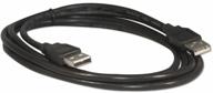 🔌 6ft black usb 2.0 high speed male to male a cable by your cable store logo