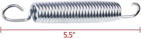 img 3 attached to 🤸 Boshen Trampoline Springs Set - 15 30 60 90 PCS Replacement, Heavy-Duty Galvanized Steel - 5.5&#34; 7&#34; 8.5&#34;