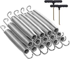 img 4 attached to 🤸 Boshen Trampoline Springs Set - 15 30 60 90 PCS Replacement, Heavy-Duty Galvanized Steel - 5.5&#34; 7&#34; 8.5&#34;