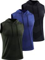 🏃 neleus workout sleeveless running shirt - men's active clothing for optimal performance logo